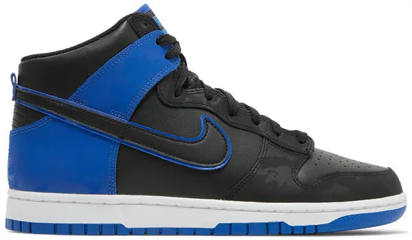 Dunk high black hyper royal