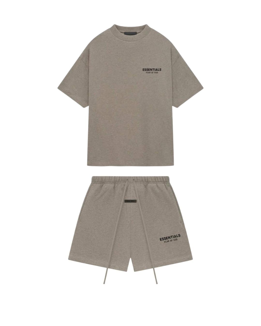 Essentials set fw24 heather grey