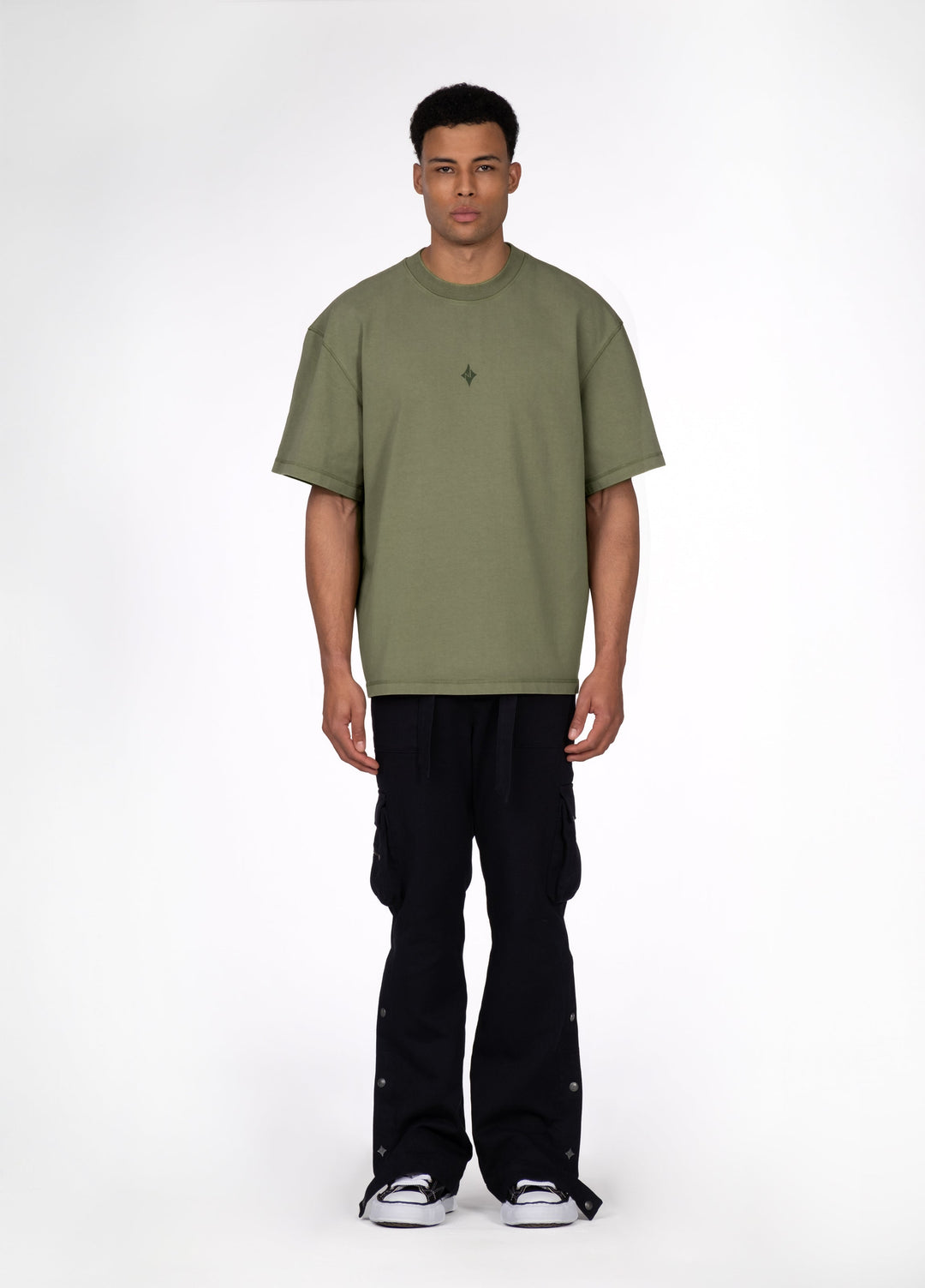 T-Shirt - Washed Navy Khaki