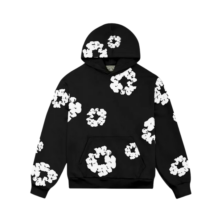 Denim tears hoodie black white