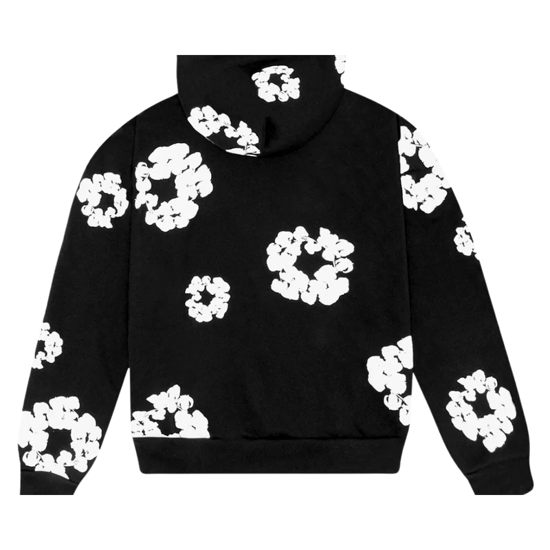 Denim tears hoodie black white
