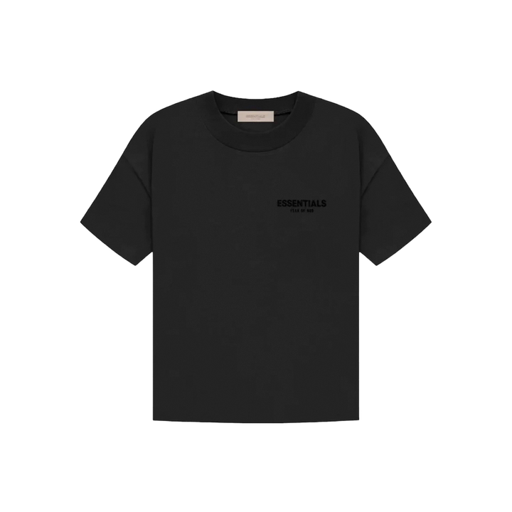 FEAR OF GOD ESSENTIALS BLACK LIMO T-SHIRT