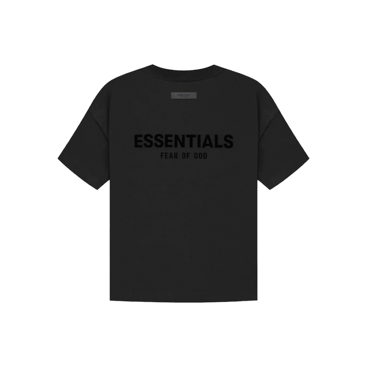 FEAR OF GOD ESSENTIALS BLACK LIMO T-SHIRT