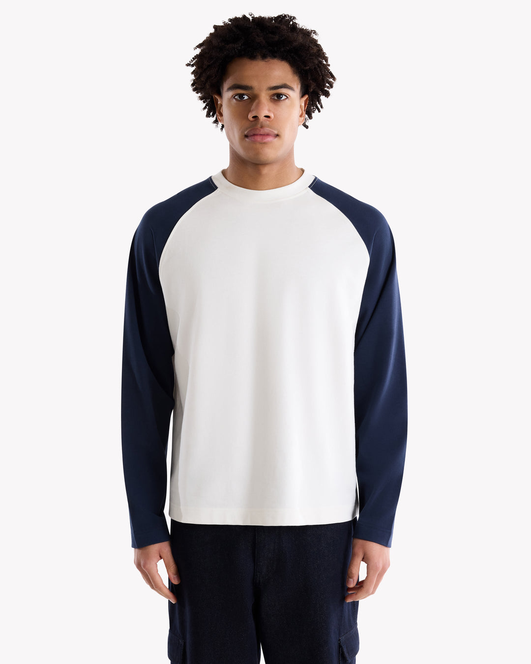 Monogram Raglan Long Shirt