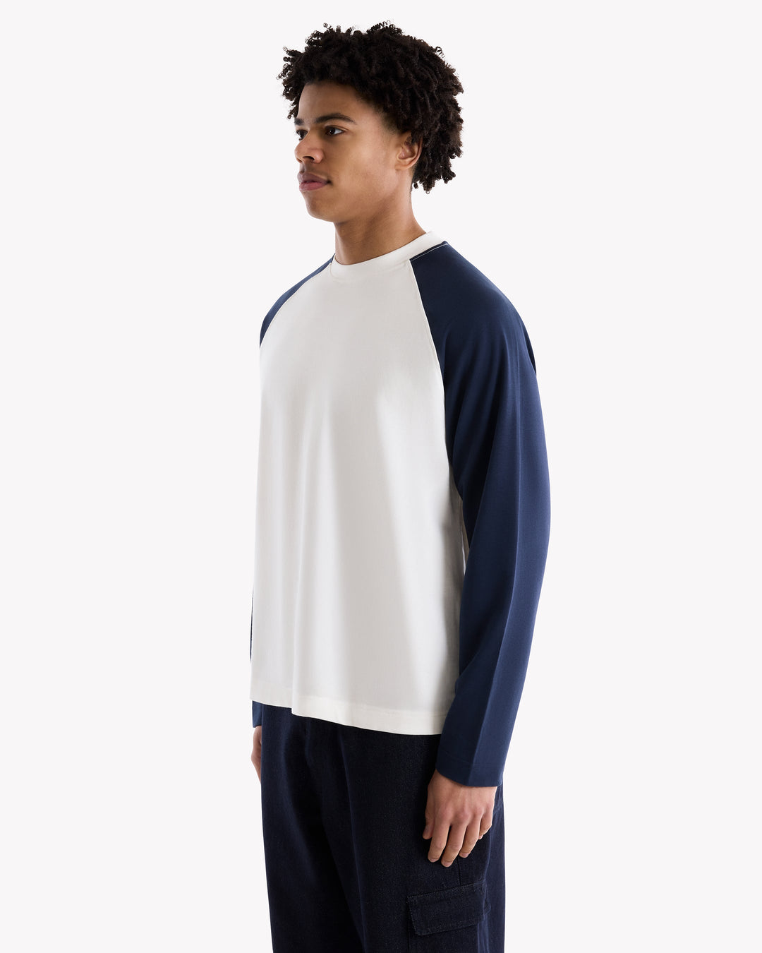 Monogram Raglan Long Shirt