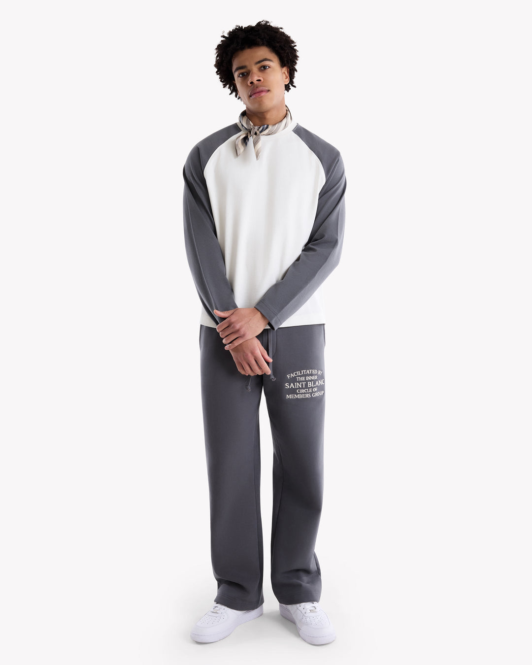 Monogram Raglan Long Shirt