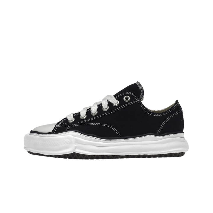 MAISON MIHARA YASUHIRO PETERSON OG SOLE CANVAS LOW BLACK