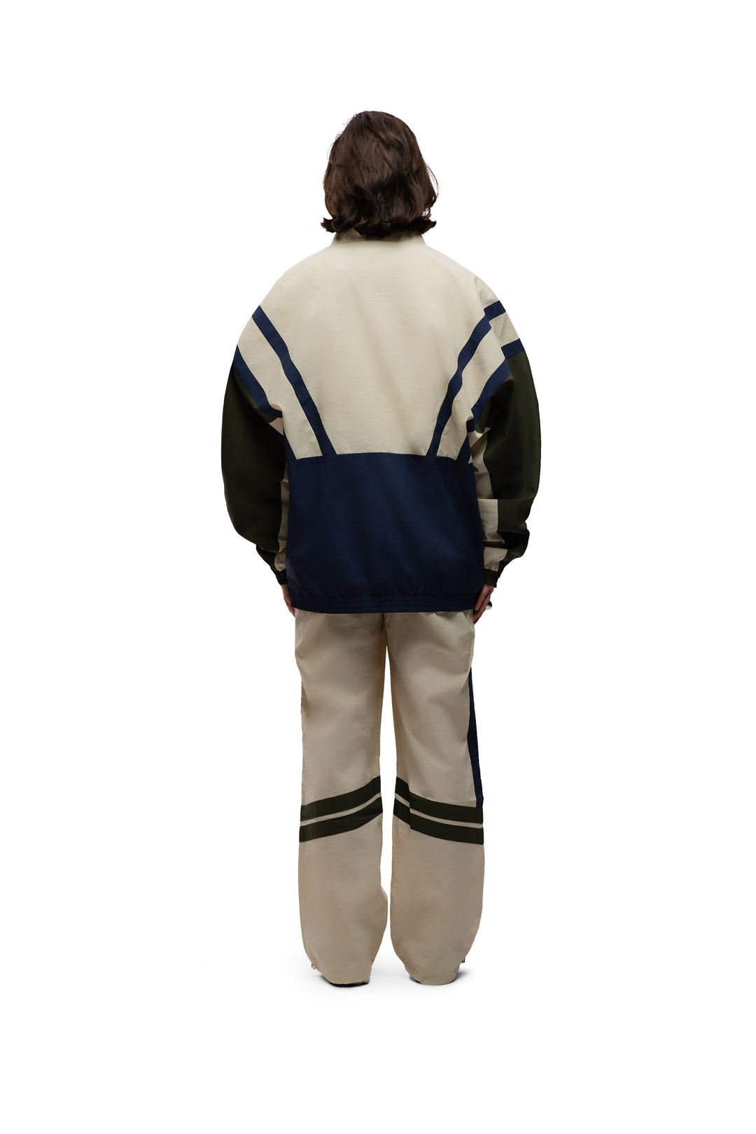 The David Tracksuit Pants - White Plaster