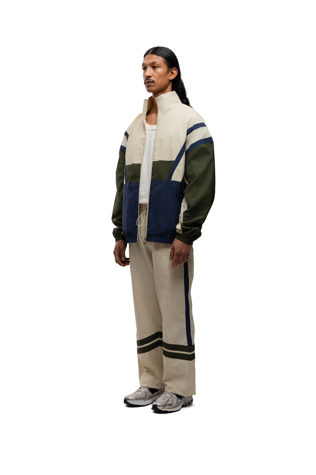 The David Tracksuit Pants - White Plaster