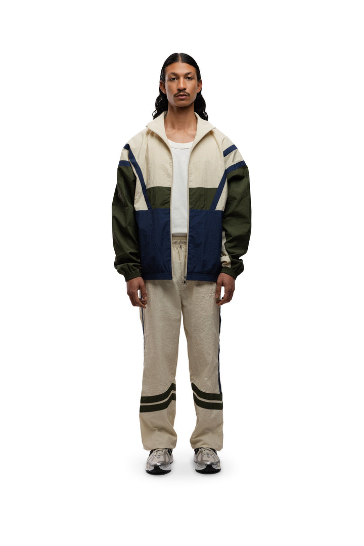 The David Tracksuit Pants - White Plaster