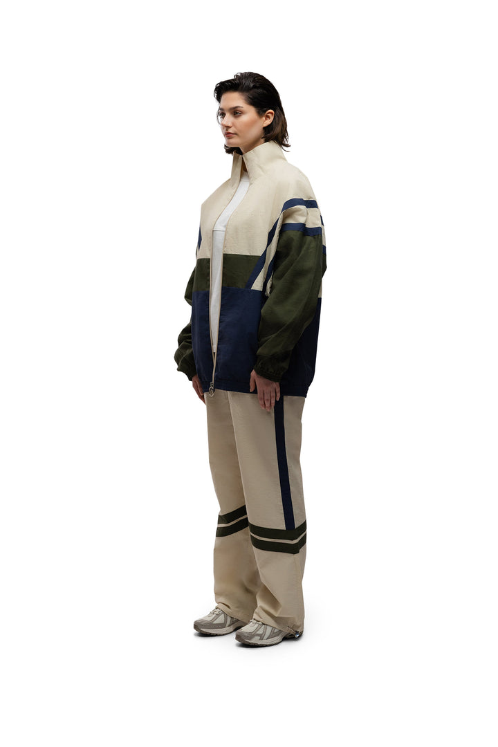 The David Tracksuit Pants - White Plaster