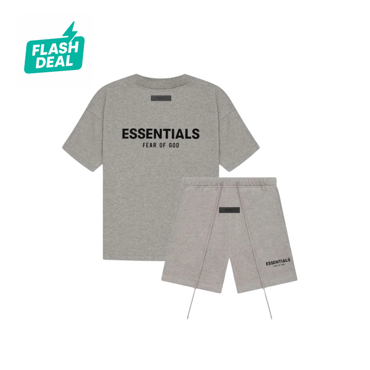 Fear of God Essentials Dark Oatmeal Summer set