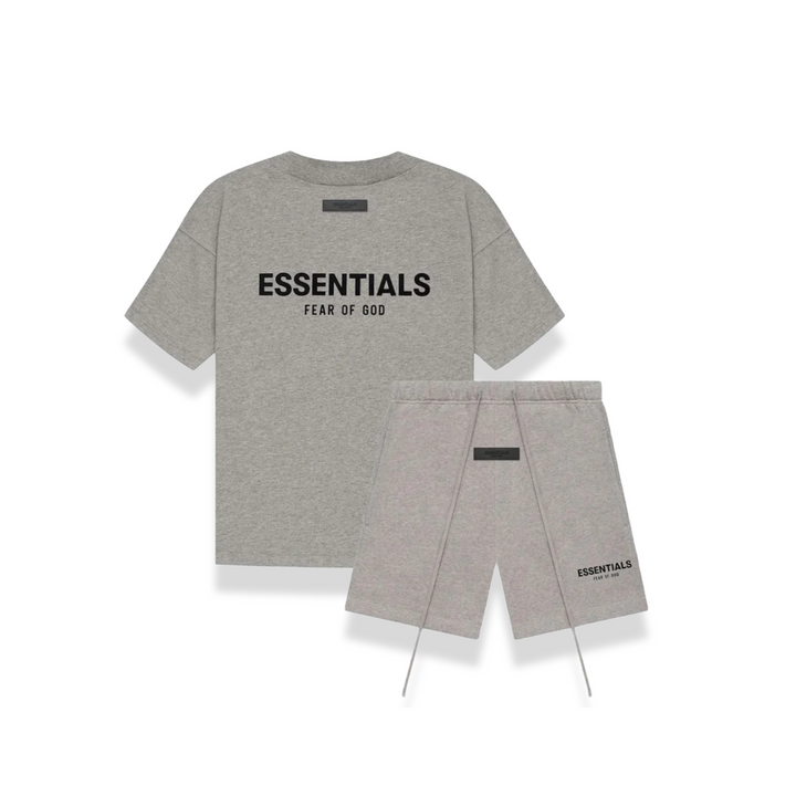 Fear of God Essentials Dark Oatmeal Summer set