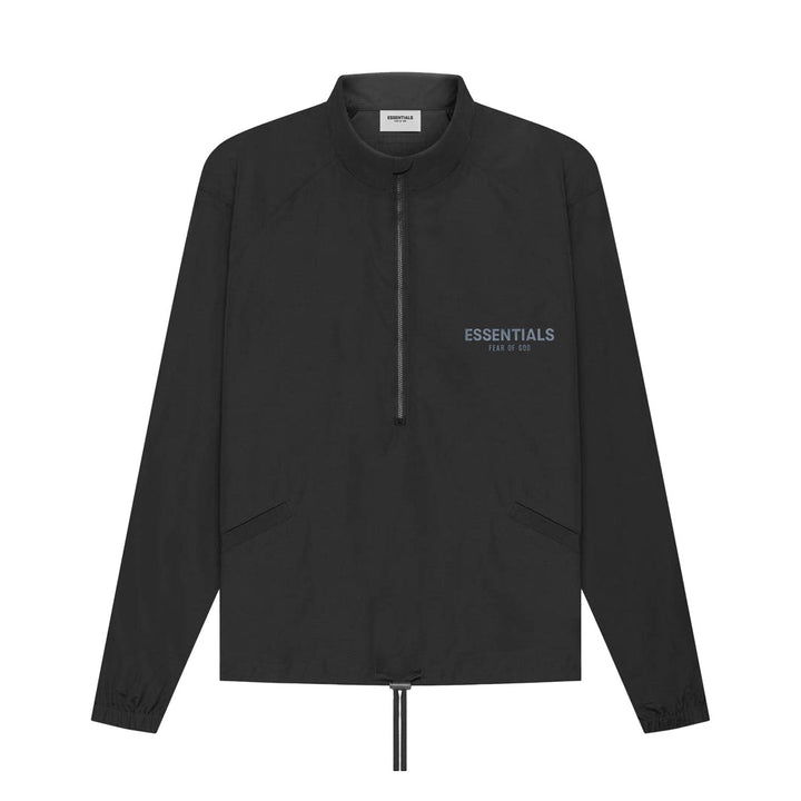 Fear of God Essentials Half Zip Track Jacket Black