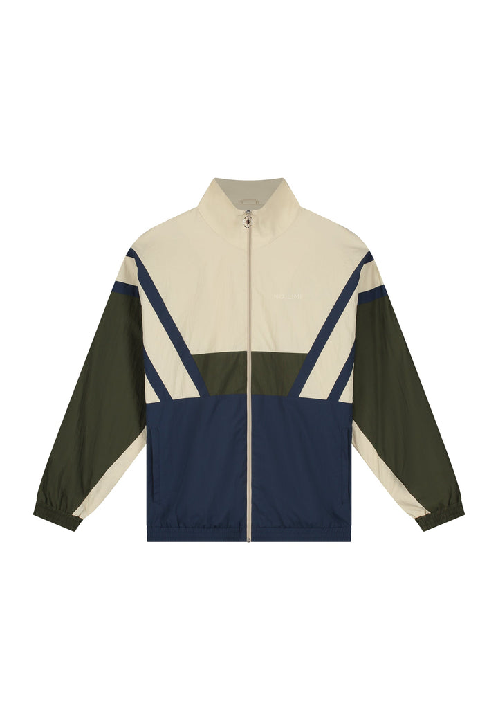 The David Tracksuit Jacket - White Plaster